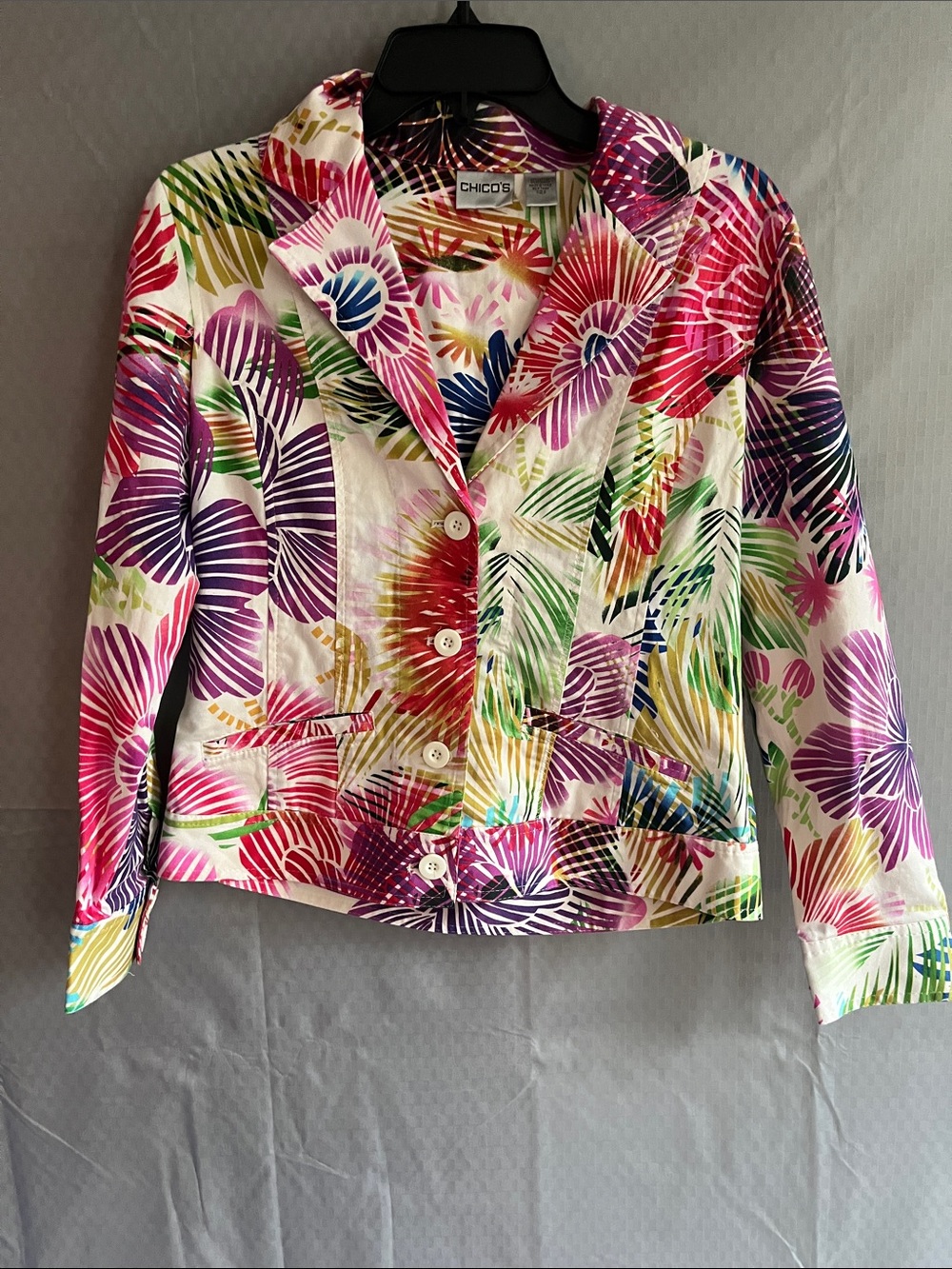 Chicos floral blazer